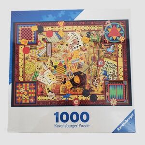 Ravensburger Vintage Games 1000 Piece Jigsaw Puzzle 802081 Kate Ward Thacker New